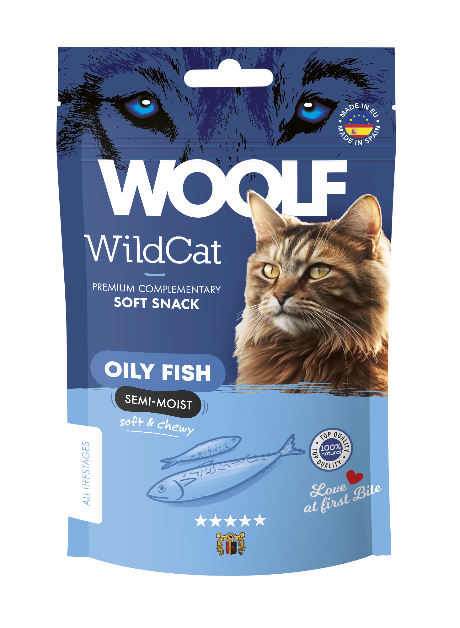 WOOLF WildCat Snacks Oily Fish Woolfsnacks UK